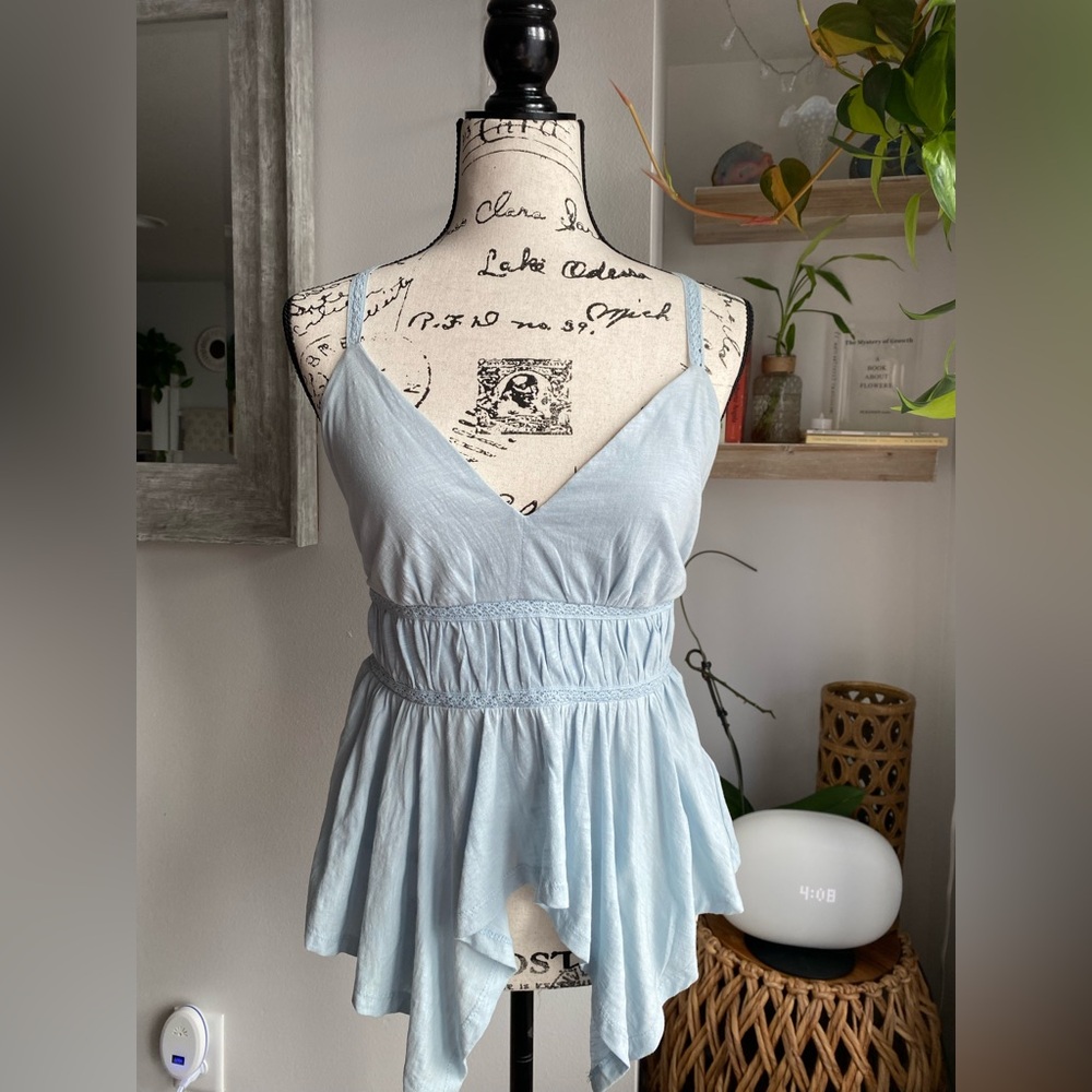 Anthropologie Sky Blue Camisole Top